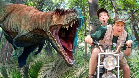 In "Blippis Big Dino Adventure," Blippi (played in the extended episode by Clayton Grimm) and Meekah (Cashae Monya) are recruited at the T-Rex Ranch to help find some lost dinosaur eggs. . Cast of trex ranch